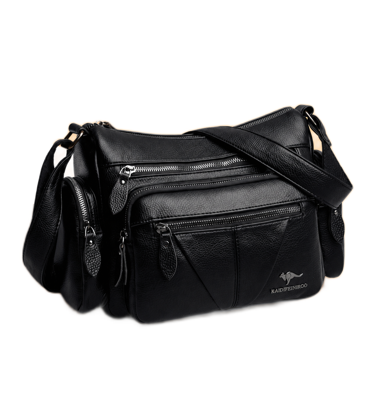 Multi-Pocket Shoulder Crossbody Bag