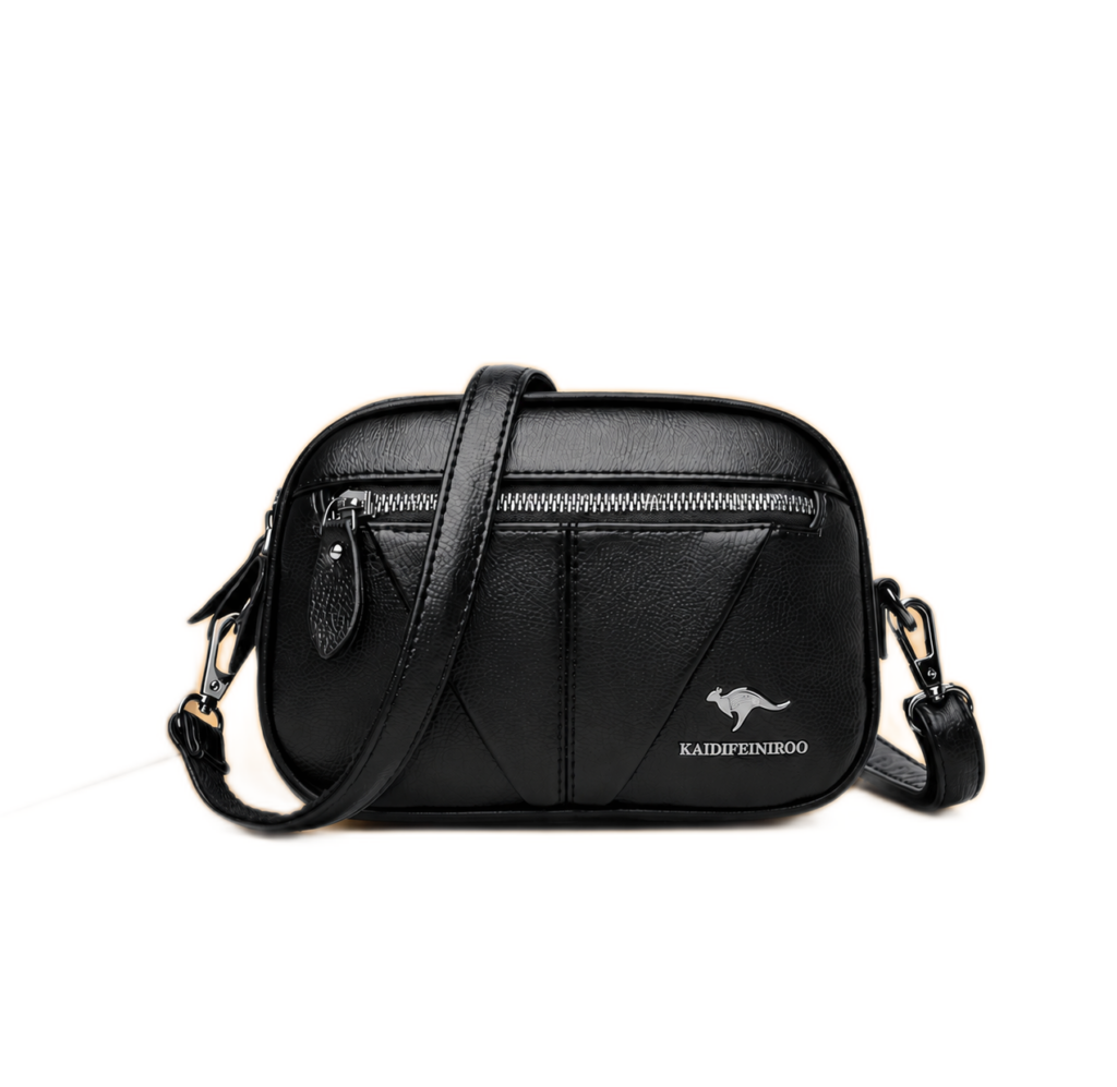 Compact Zip Camera Crossbody Bag
