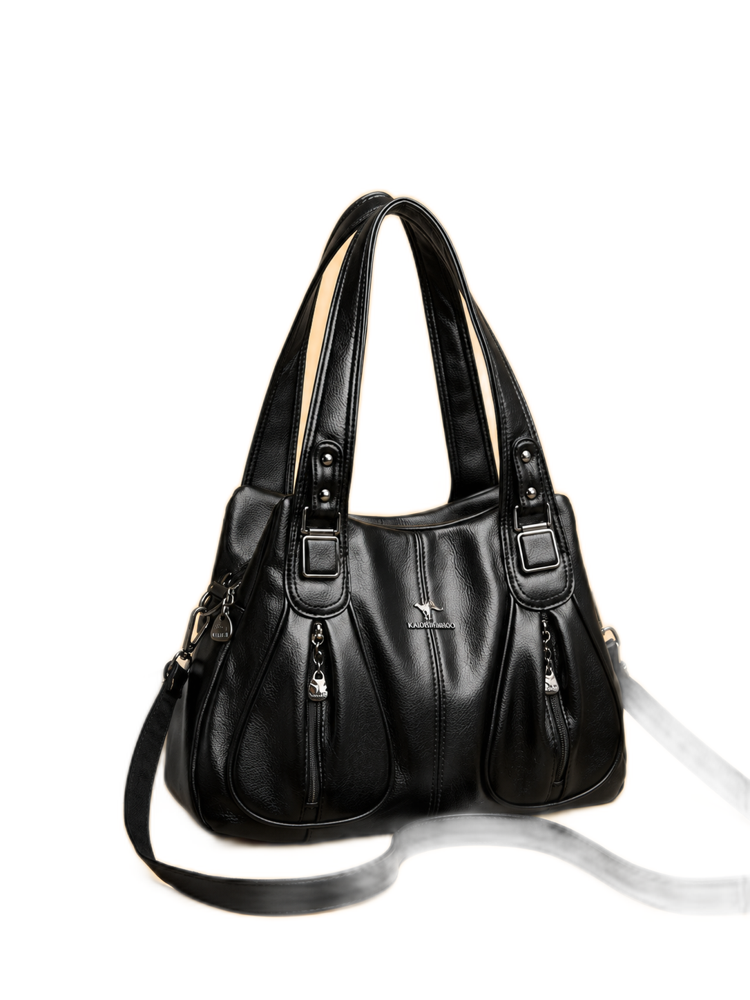 Multi-Pocket Slouch Shoulder Bag