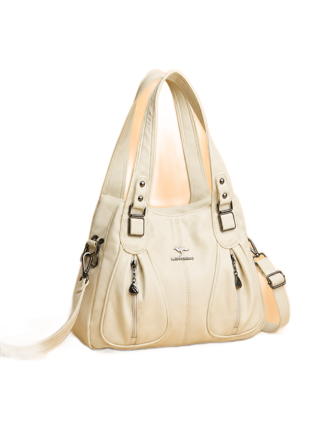 Multi-Pocket Slouch Shoulder Bag - Image 8