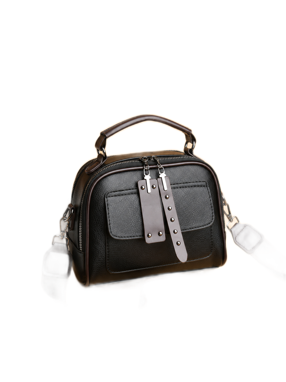 Studded-Tab Box Crossbody Bag - Image 2