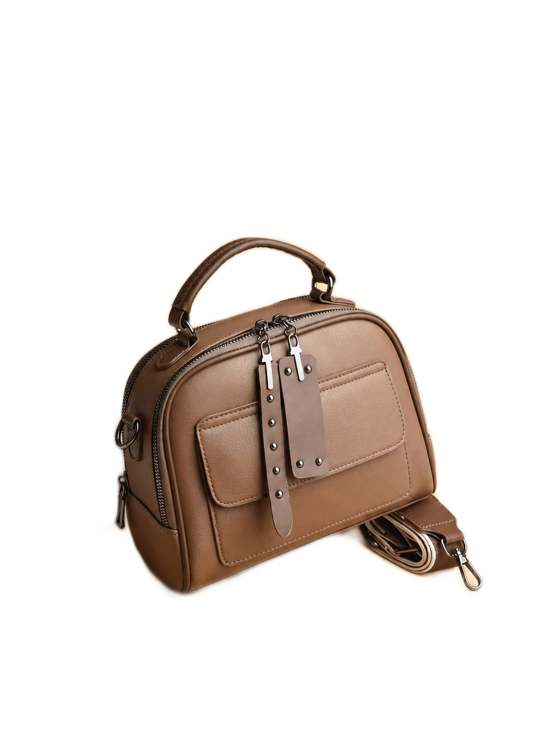 Studded-Tab Box Crossbody Bag - Image 6