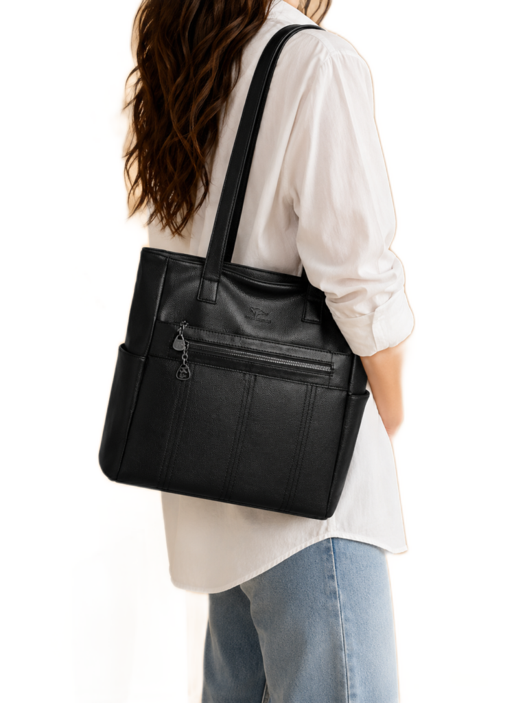 Square Pocket Shopper Tote