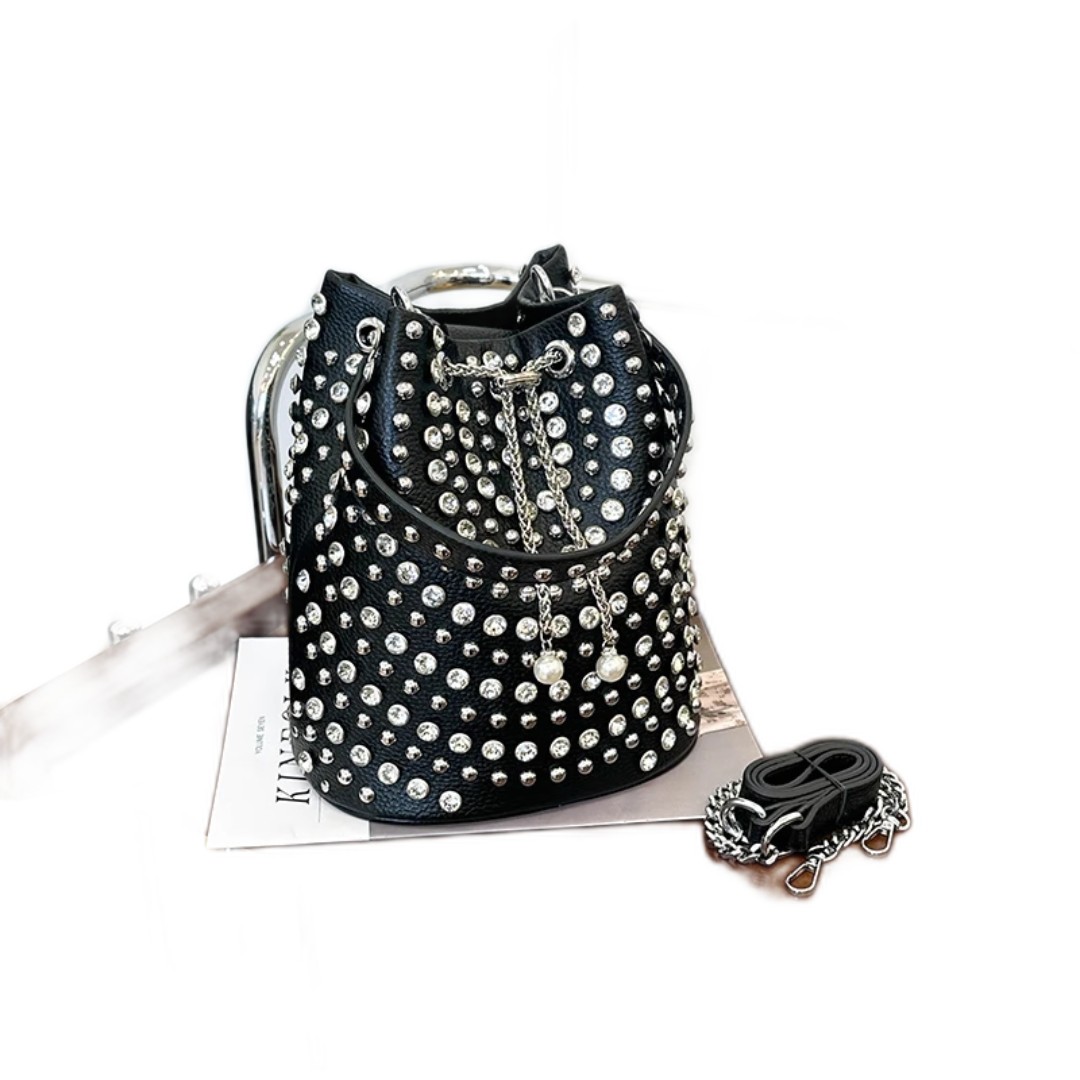 Rhinestone Bucket Backpack
